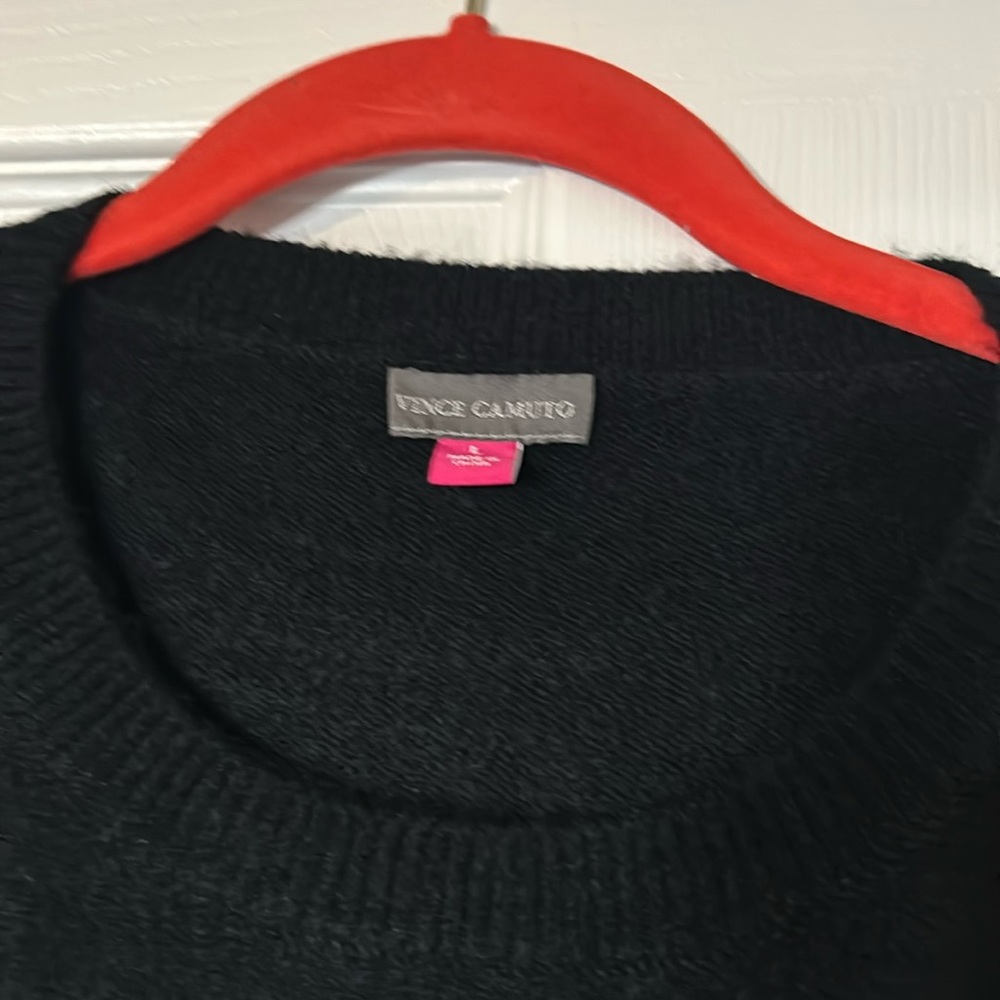 NWT Vince Camuto cozy color block crew neck long sleeve sweater - Picture 4 of 9